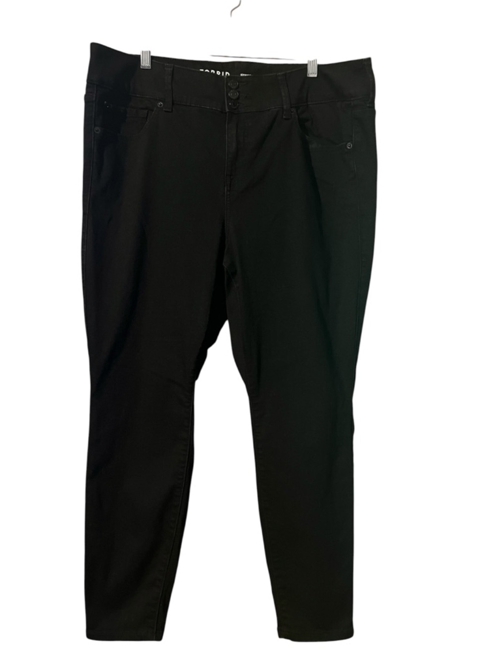 Torrid Super Soft Black Skinny High Rise Jeggings